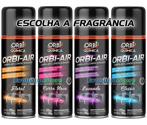 Limpa Ar Condicionado Spray Higienizador Orbi Air