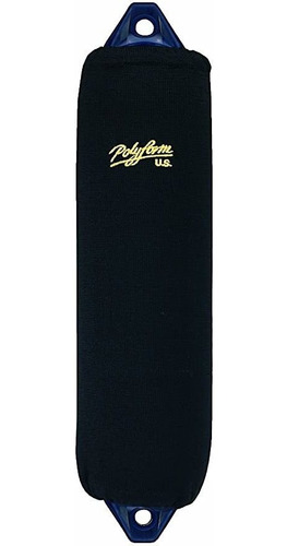 Polyform Efc-10 Negro Barco Fender Cubierta, Se Ajusta A Pol