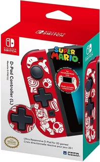 Control Nintendo Switch Izq Hori D-pad Mario *caja Abierta*