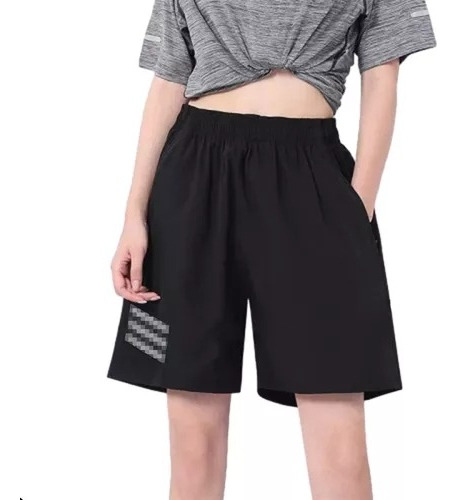 Short Deportivo Hombre Con Bolsas Ejercicio Correr Gym