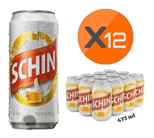 Cerveza Schin Lata 473ml Funda X 12 Unidades - Ub