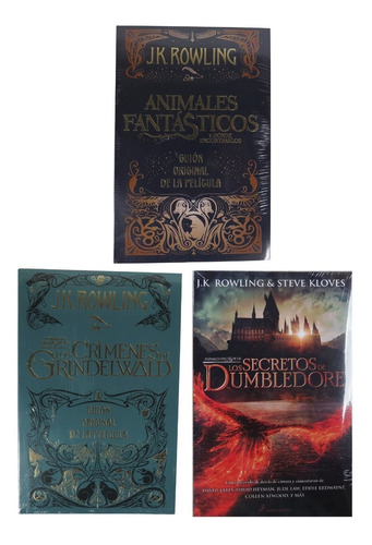 Animales Fant. Guion + Crímenes + Secretos De Dumbledore