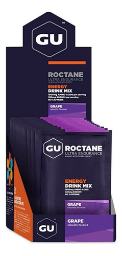 Hidratacion Running Gu Energy Roctane Drink Mix Grape Caja 1