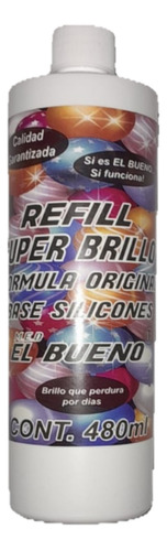 5 Super Brillo Globos Latex Shine El Bueno Silicones 480 Ml Color Transparente Refill 480