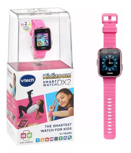 VTech - Kidizoom Smartwatch DX2 color rosa, Reloj inteligente para