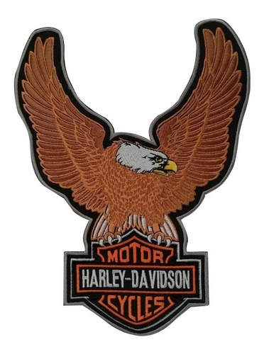 Harley Davidson Motorcycle Aguila Espaldar Chaqueta Parche 