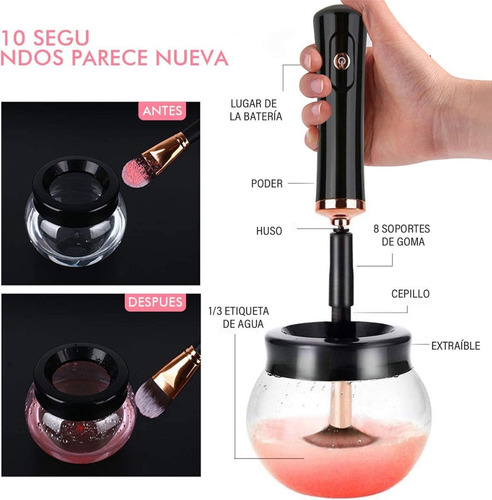 Imagen 6 de 7 de Limpiador De Brochas De Maquillaje