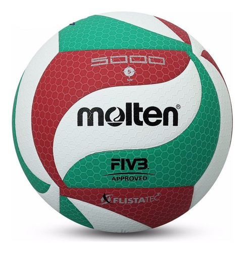 Pelota De Fútbol Molten Volleyball V5m5000 #5 De Poliuretano