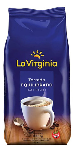 Cafe Molido La Virginia Torrado Equilibrado X 1 Kg