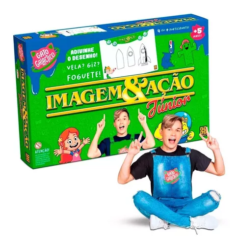 Jogo Infantil Imagem E Ação Jr Gato Galactico 04117 Grow