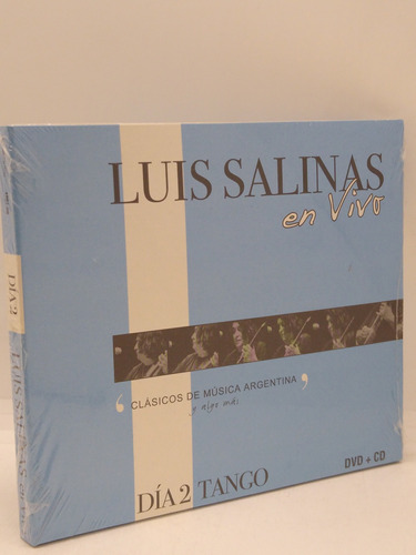 Luis Salinas En Vivo Dia 2 Tango Cd Y Dvd Nuevo