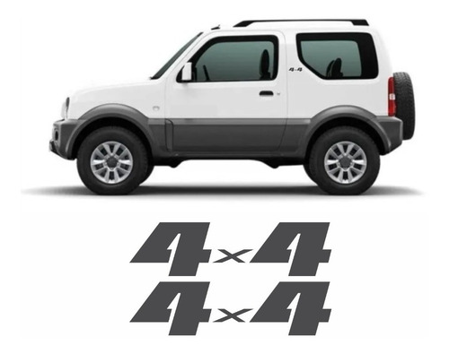 Emblema Adesivo 4x4 Suzuki Jimny Par Jm44