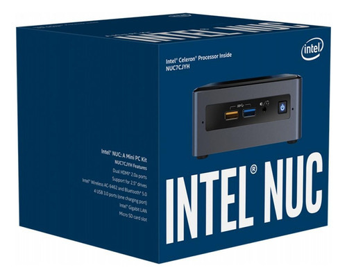 Mini Computador Intel Nuc Celeron Dual-core 4gb Hd Ssd 120gb