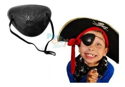 Parche Pirata Negro