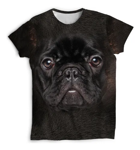 comprar Remera De Perro Bulldog Frances Negro Colección Furious
