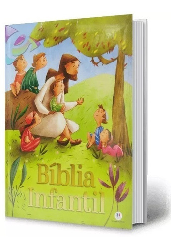 Bíblia Infantil C/ Capa Luxo Ilustrada - Kit C/ 16 Unidades