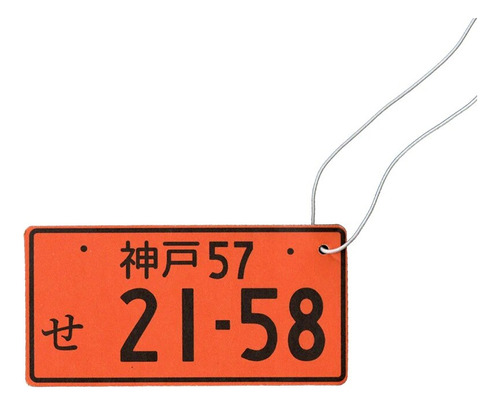 Placa Innidtal Style Japan Air D Tag Racing License Jdm