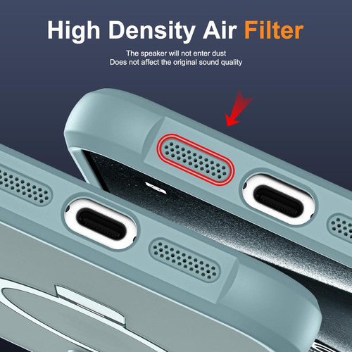 Capa De Telefone Skylmw Compatível Com iPhone 15 Com Magsafe
