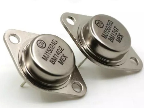 02 Pares On Transistor Mj15024 Mj15025 Original 100%