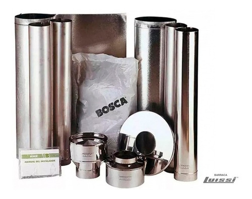 Kit Chimenea Bosca Para Calefactor A Leña 150mm X 4m