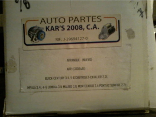 Arranque Arr-6491/ Chevr Century Buick 3.1 -6cil - Cavalier 