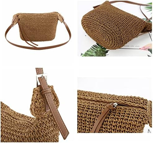 Ayliss Bolso De Paja Para Mujer, Bolso Pequeño De Verano Par
