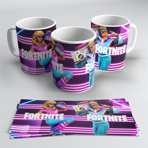 Taza Ceramica Sublimada Videojuego Fortnite #105