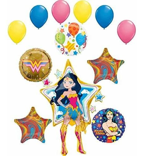 Wonder Woman Party Supplies Decoraciones De Ramo De Globos D
