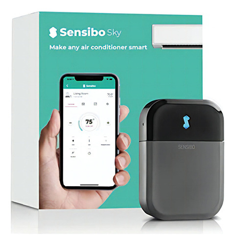 Sensibo Sky Control Para Aire Acondicionado, Wi-fi, Compatible Con Amazon Alexa Y Google Home, Compatible Con Ios Y Android