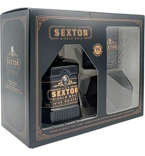 Whisky Sexton Con Two Rock Glasses Exclusivos Bostonmartin