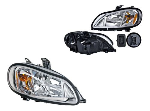 Kit 2 Faros (de Calidad) Freightliner M2 02-17 Depo