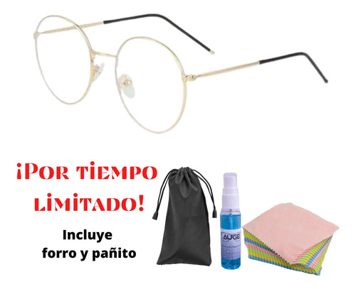 Combo Gafas Diseño Frances Filtro Blue Ray Para Celular, Tv