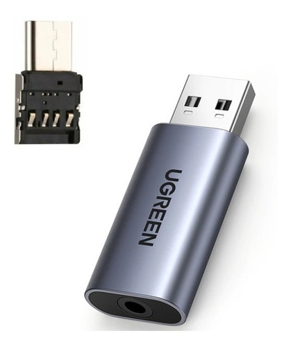 Tarjeta De Sonido Usb Audio Mic 2 En 1 Pc Celulares + Regalo