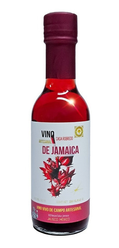 Vino Artesanal De Jamaica Casa Robredo 250 Ml