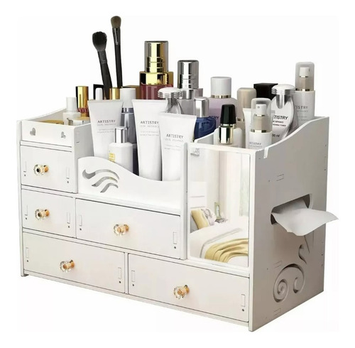 Organizador Multifuncional Cosmeticos Blanco