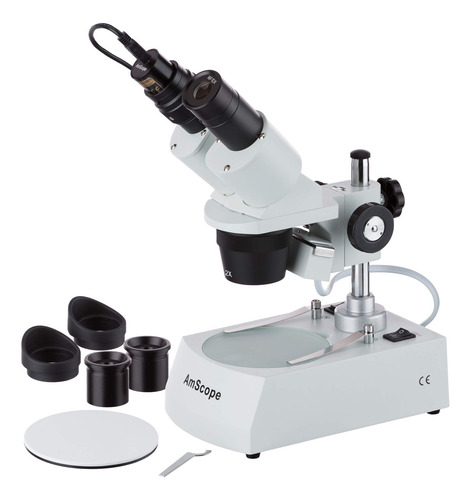 Amscope Se306r-pz-e Microscopio Estéreo Binocular Digital .