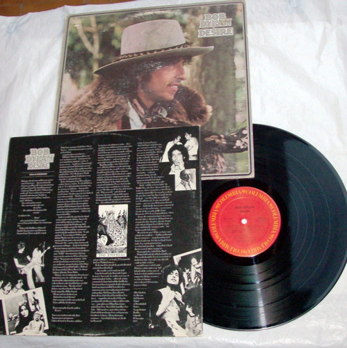 Bob Dylan - Desire / Vinilo Usa 1º Ed. 1976 + Insert