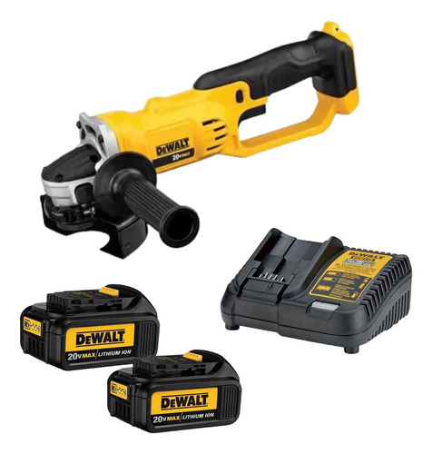 Esmerilhadeira Dewalt Dcg412 C/ 2 Bat 3ah E Carregador