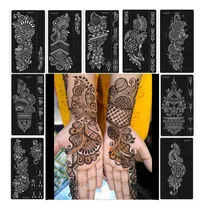 Comprar Plantillas De Henna Kit De Tatuaje De Henna De 9 Hojas, Pega
