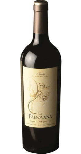 Vino La Padovana Reserva Malbec 750ml. - Envíos