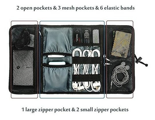 Organizador Para Viaje Equipo Bolsa Organizar Accesorio