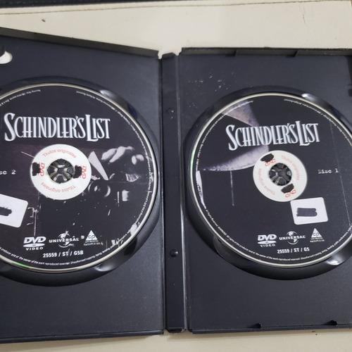 Película La Lista De Schindler Dvd Original 2 Discos. (Usado)