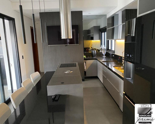 Imagem 8 de 19 de Porteira Fechada Sobrado Com 3 Dormitórios À Venda, 281 M² Por R$ 2.140.000 - Condomínio Chácara Ondina - Sorocaba/sp - Ca00090 - 68679715