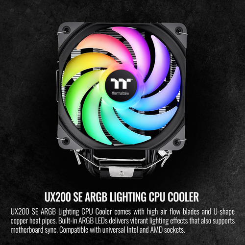 Enfriador De Cpu Thermaltake Ux200 Argb Sync, Enchufe Univer