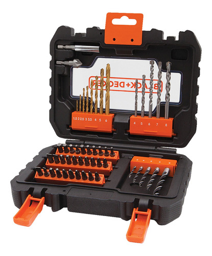 Set Atornillar Y Taladrar 50 Piezas Black+decker A7232-xj