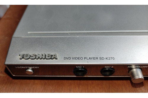 Imagen 2 de 3 de Dvd Video Player Toshiba Sd-k270. Funcional 100%
