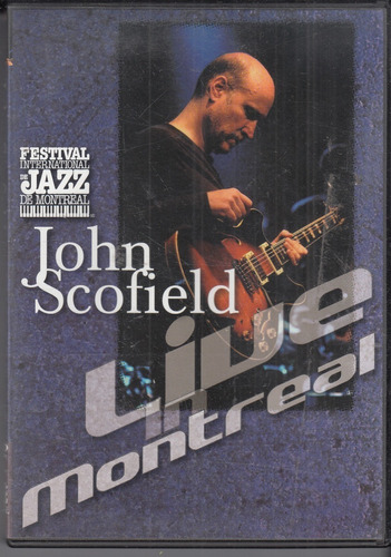 John  Scofield Live In Montreal Dvd Original Usa Qqo. Ag. Pb