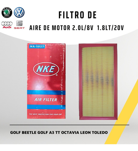 Filtro De Aire Para Motor Para Bora Beetle Golf A3 Octavia