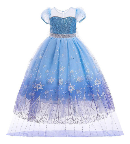 Halloween Navidad Frozen Princesa Elsa Cosplay Vestidos