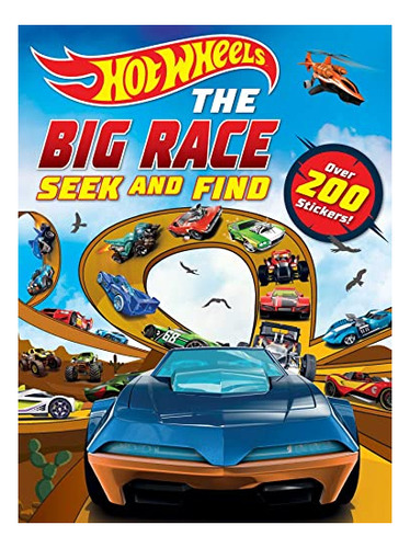 Book : Hot Wheels The Big Race Seek And Find 100% Officiall
